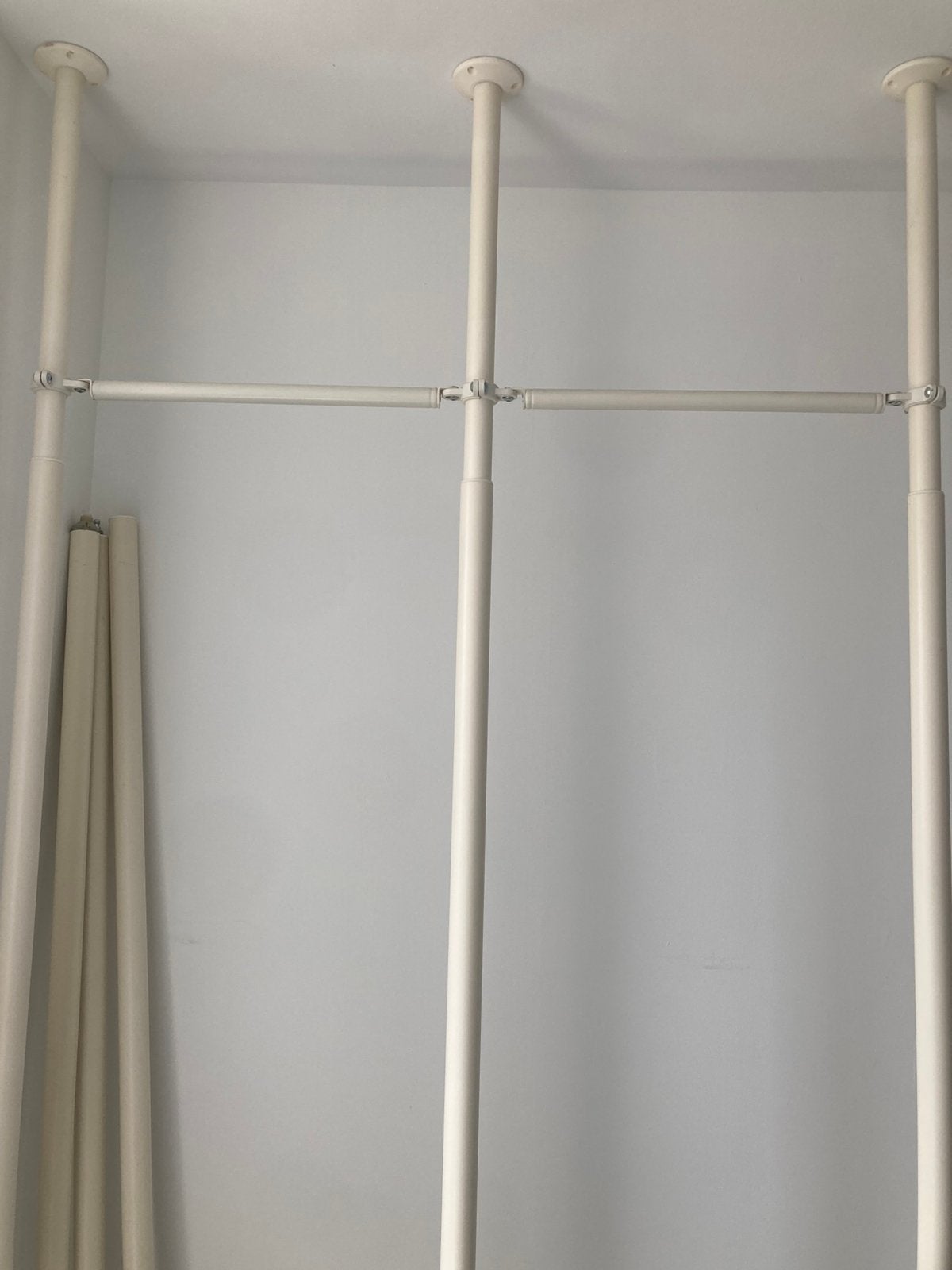 IKEA Stolmen systeem kledingrek wit, Huis en Inrichting, Ophalen, Gebruikt, 200 cm of meer, 200 cm of meer