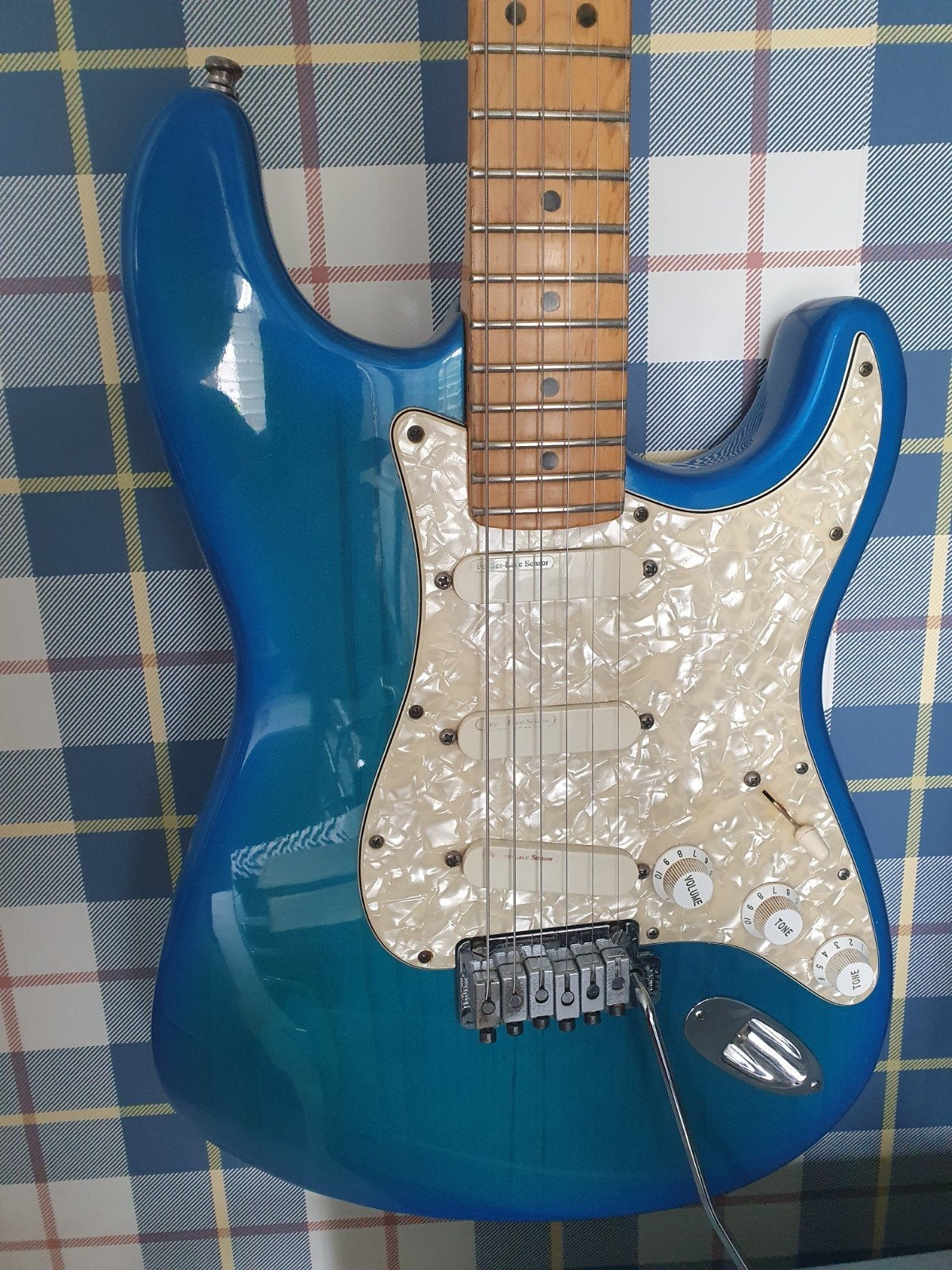 Fender Stratocaster plus de luxe toploader, Ophalen, Zo goed als nieuw, Solid body, Fender