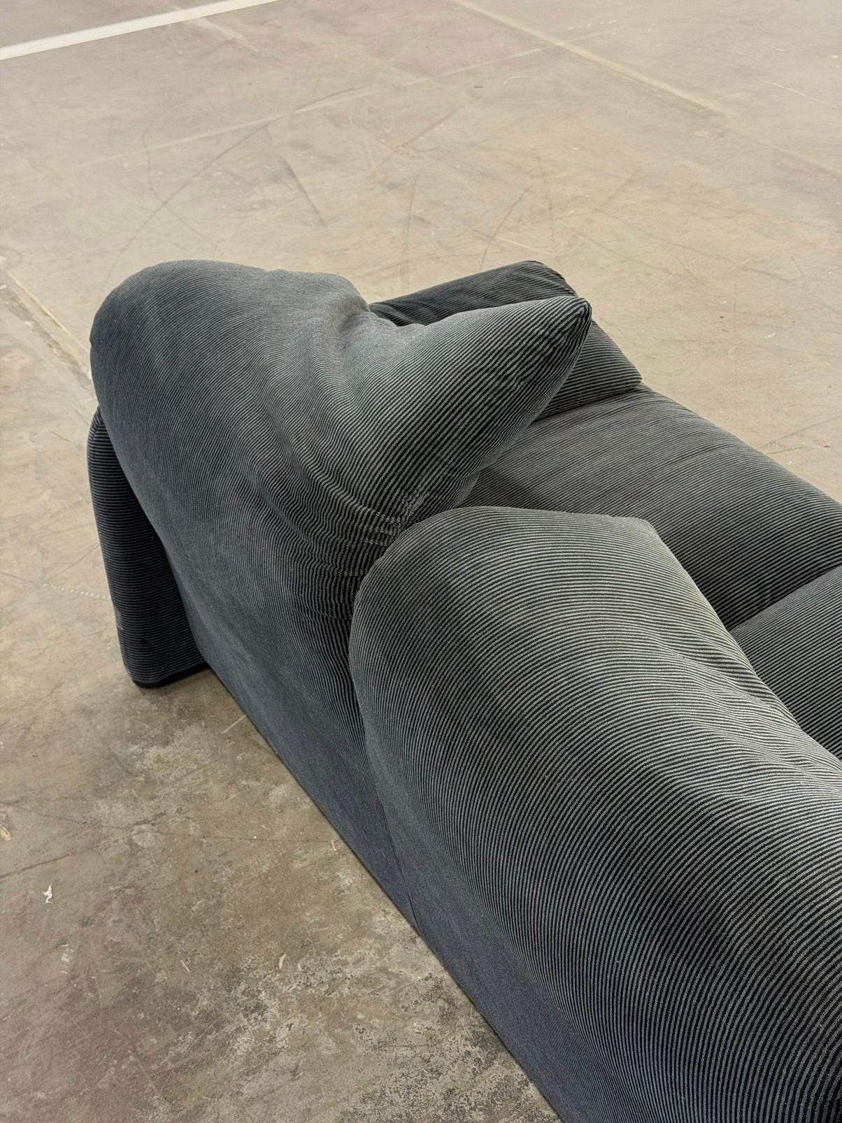 Cassina 3-zits Maralunga Bank | Vintage, Driepersoons, 75 tot 100 cm, Ophalen of Verzenden, Zo goed als nieuw