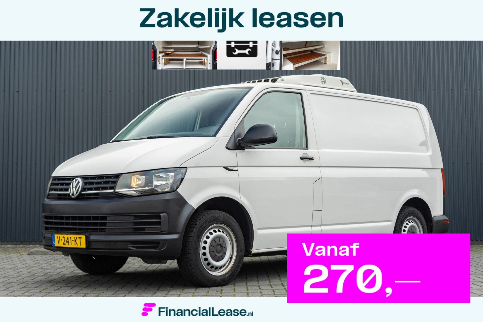 Volkswagen Transporter T6 2.0 TDI L1H1 | Koelwagen | Dag en, Voorwielaandrijving, 86 pk, Gebruikt, 4 cilinders