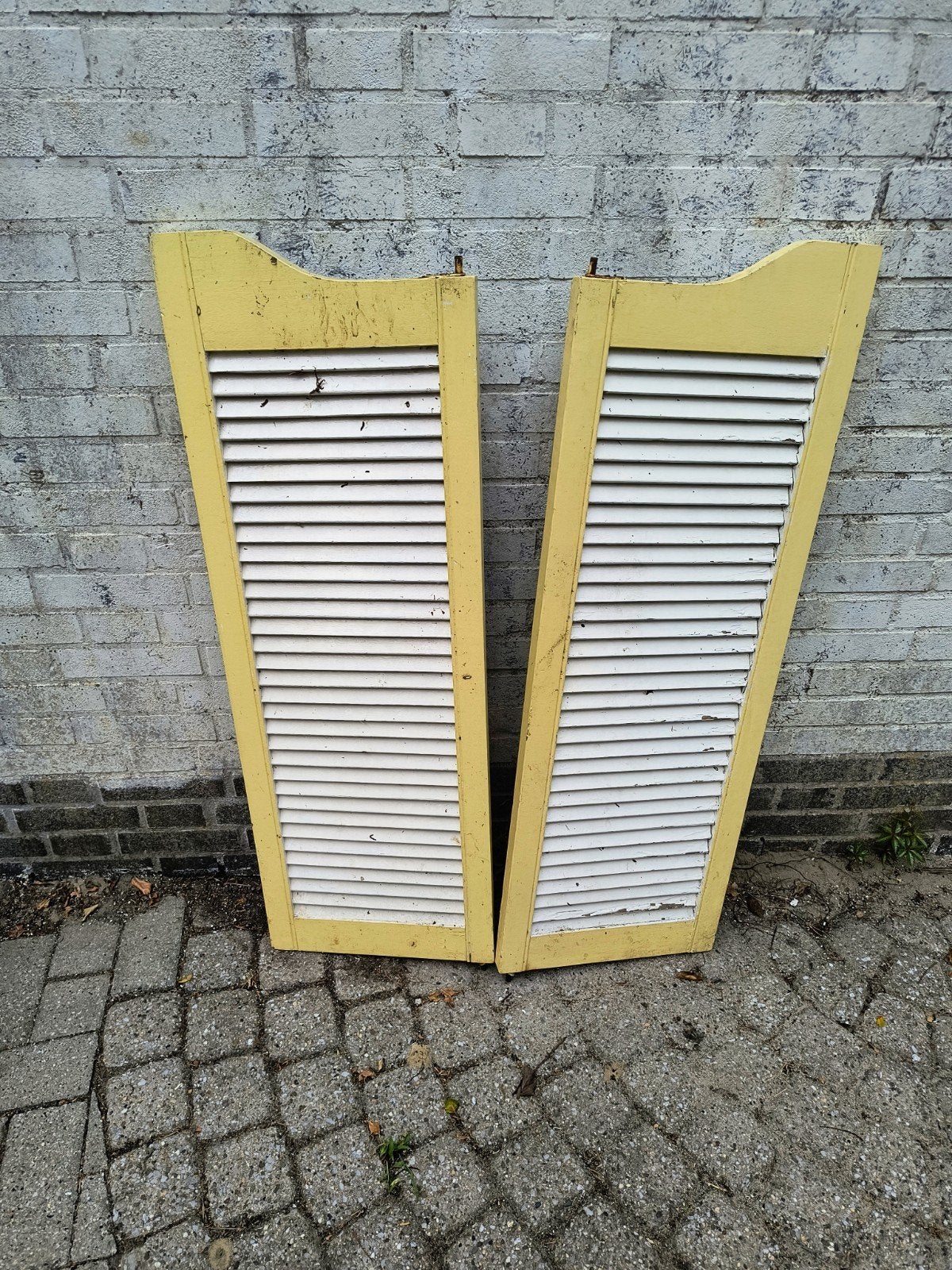Twee deurtjes, 100x37 cm, moeten schoongemaakt en geverfd, Doe-het-zelf en Verbouw, Deuren en Horren, Ophalen, Gebruikt, Minder dan 80 cm