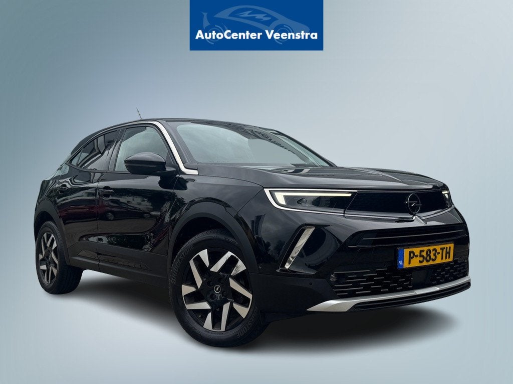 Opel Mokka 1.2 Turbo BUSINESS ELEGANCE | LEER | CAMERA |TREK, Auto's, Voorwielaandrijving, 1199 cc, 620 kg, Zwart