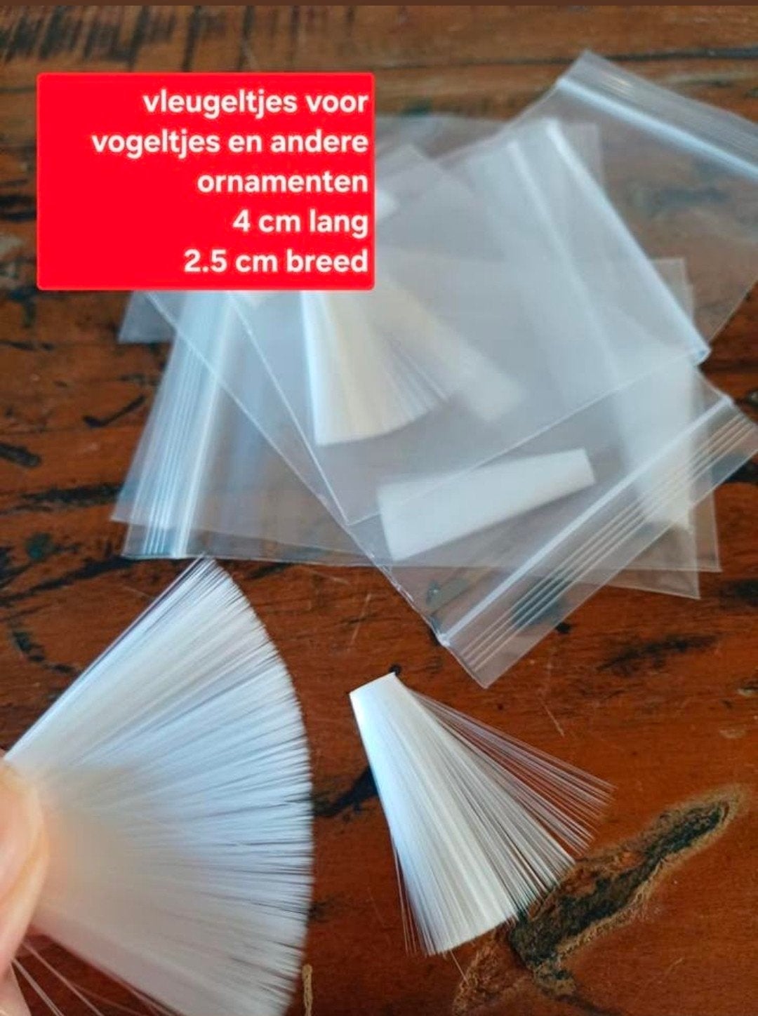 Vleugeltjes voor vogeltjes en andere kerstbal items, Diversen, Kerst, Ophalen of Verzenden