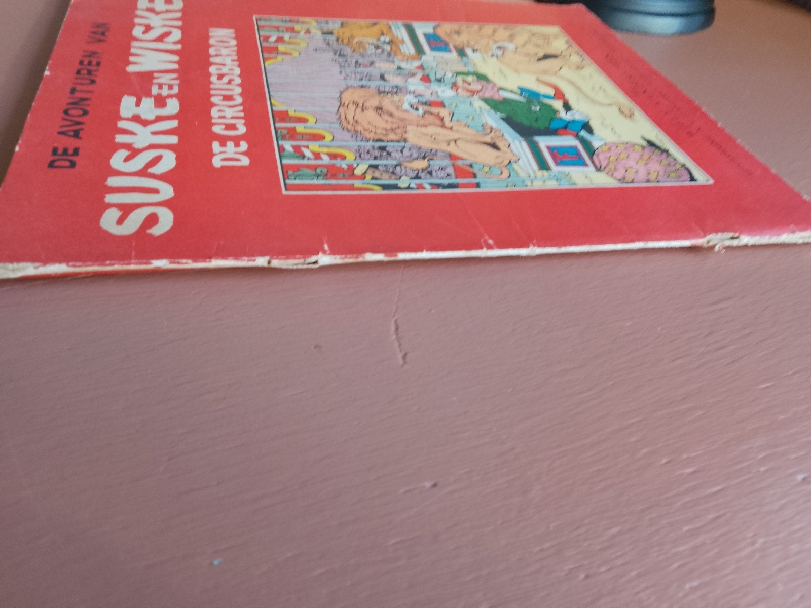 Suske en Wiske rode reeks jaren 50 oude de Circusbaron, Boeken, Stripboeken, Eén stripboek, Ophalen of Verzenden, Gelezen