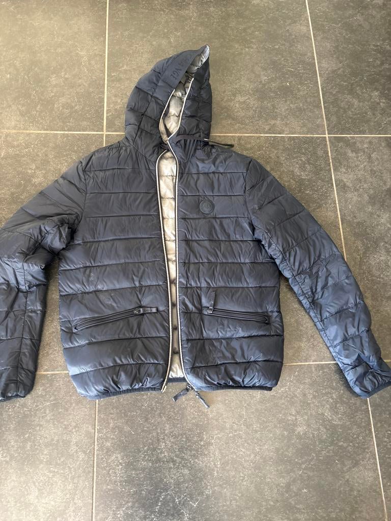 Armani Exchange Puffer Jas Maat S - Gebruikt, Ophalen of Verzenden, Zo goed als nieuw, Maat 46 (S) of kleiner, Blauw