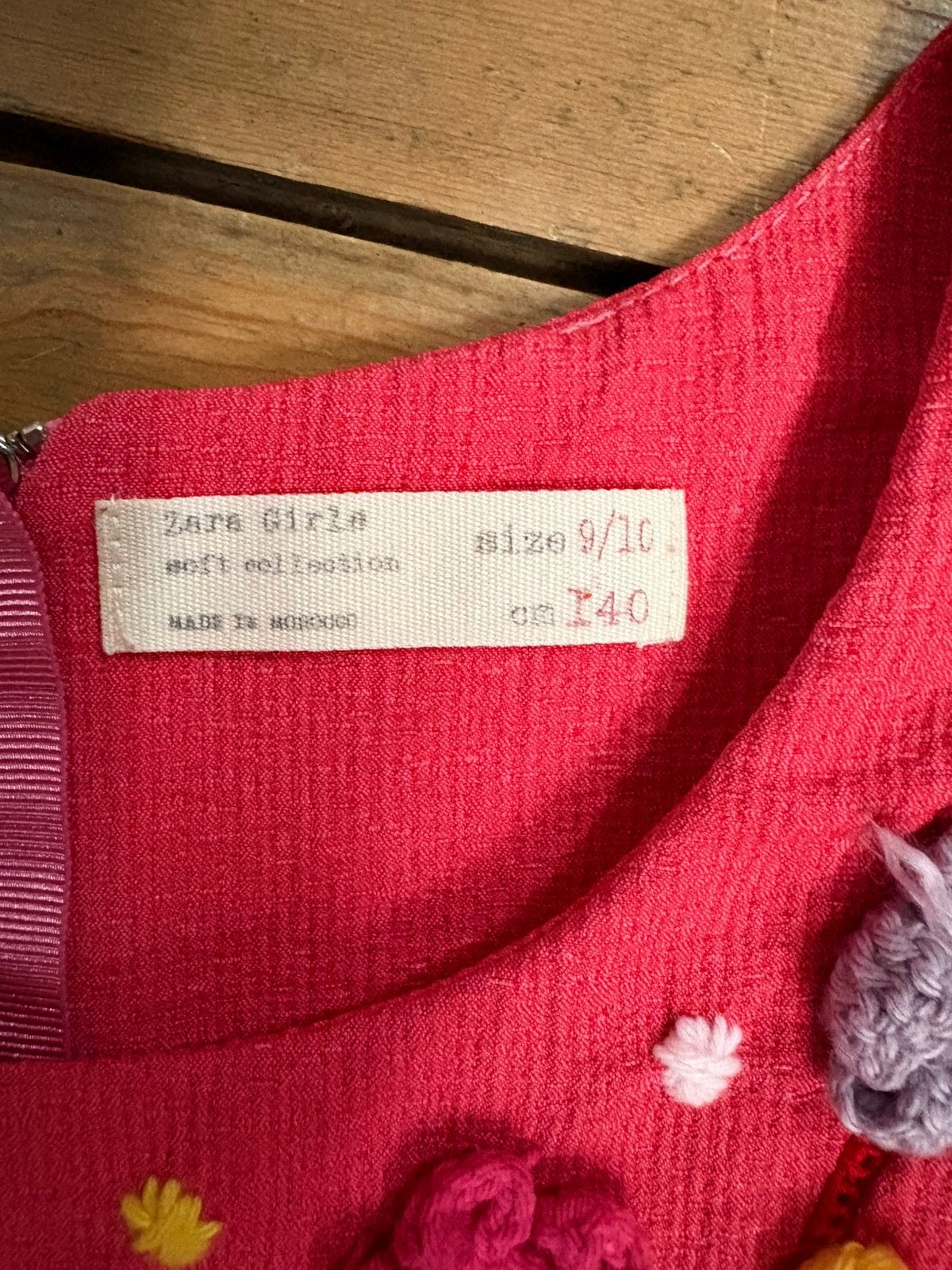 Jurk en hoed mt 134 140 Foeksia de mini heks rood roze, Ophalen of Verzenden, Zo goed als nieuw, 134 t/m 140, Meisje