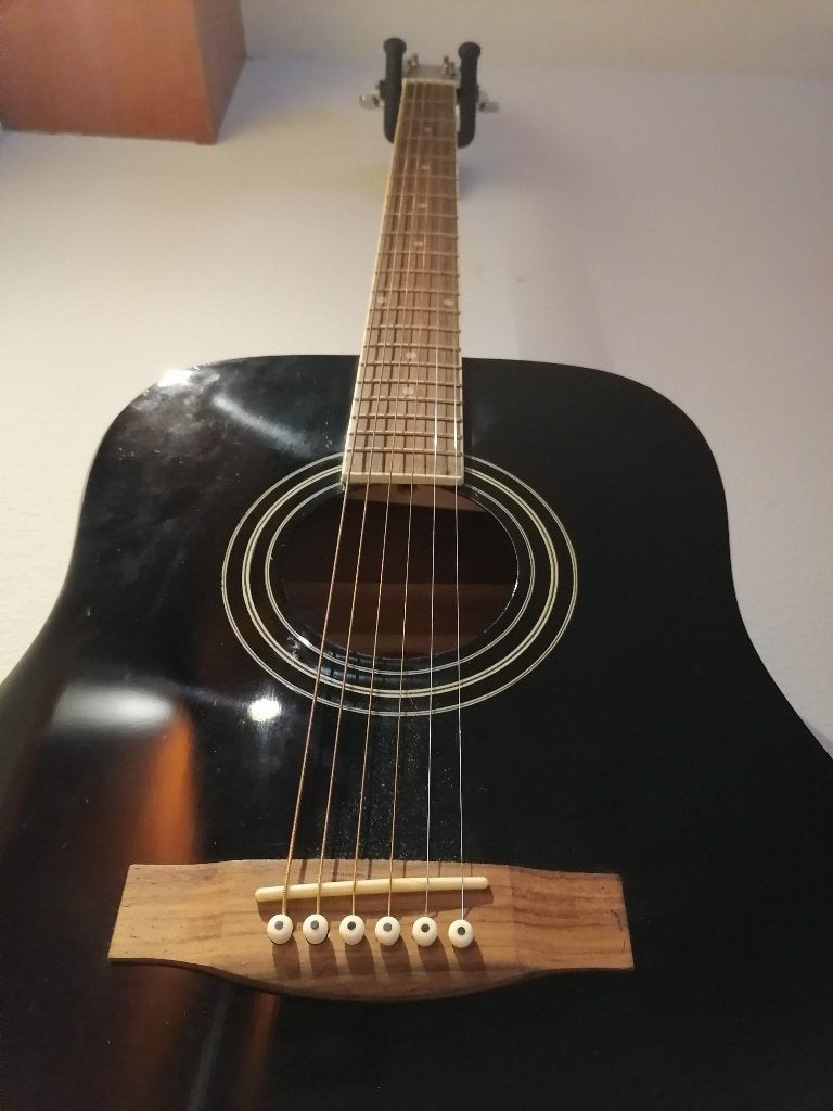 Stagg Akoestische Gitaar met Gitaartas, Ophalen of Verzenden, Zo goed als nieuw, Western- of Steelstringgitaar, Met koffer