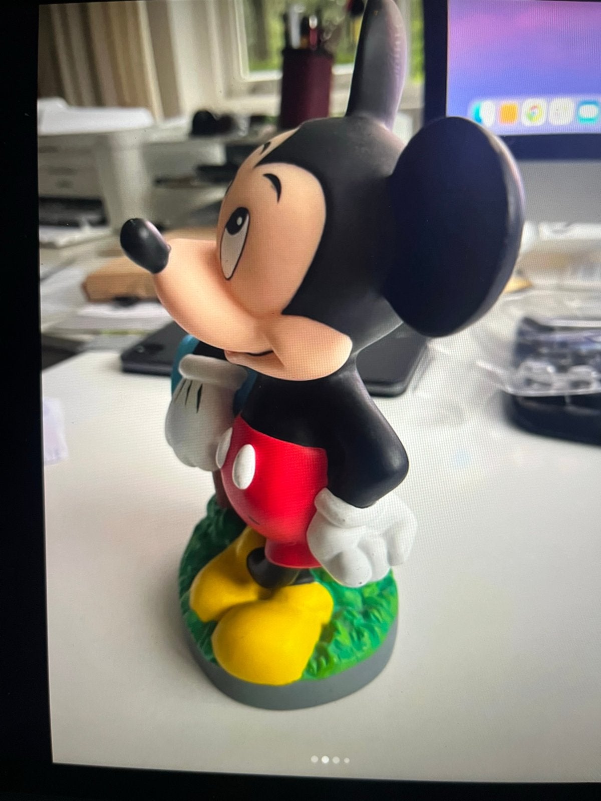 Mickey Mouse Spaarpot Beeldje Disney, Verzamelen, Disney, Ophalen of Verzenden, Mickey Mouse, Gebruikt, Beeldje of Figuurtje