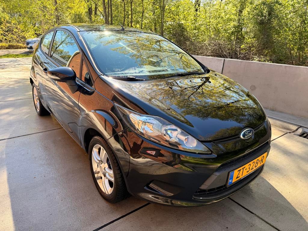 Ford Fiësta 1.25 60KW 3DR 2009 Zwart, Voorwielaandrijving, Multifunctioneel stuurwiel, Stof, 600 kg