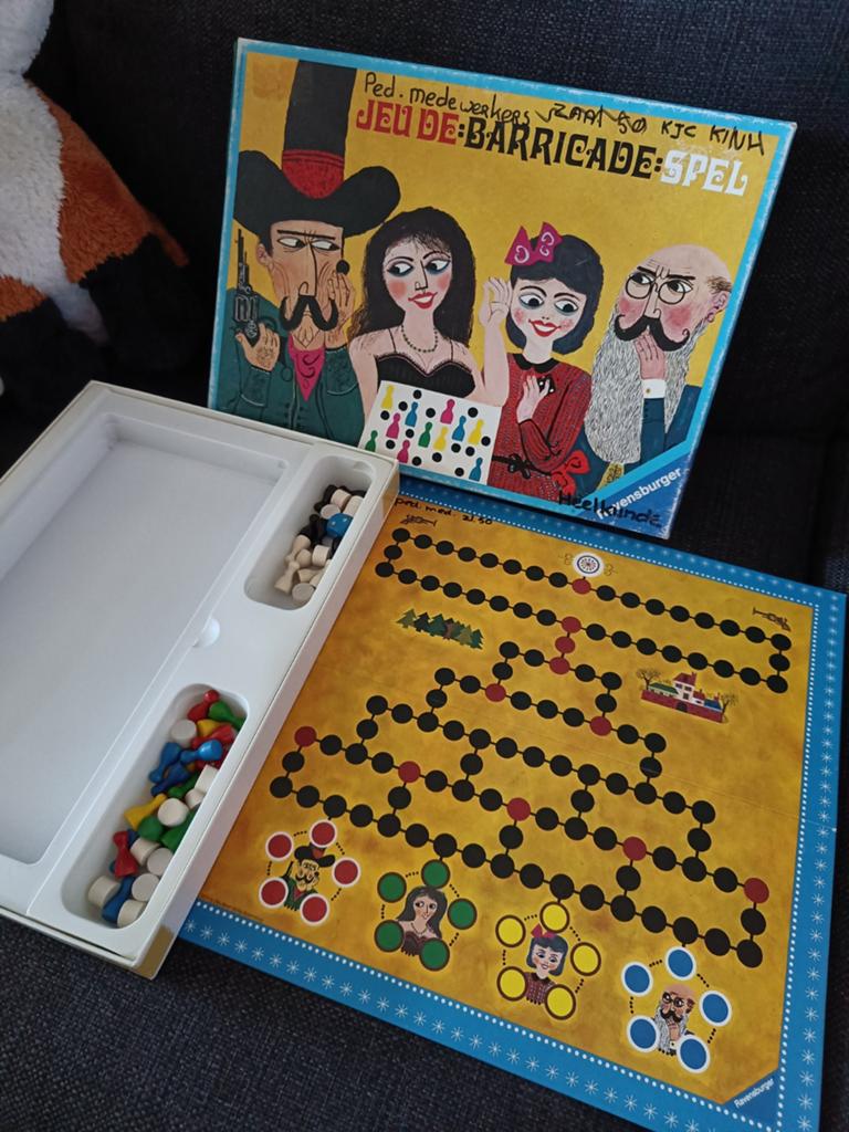 Jeu de barricade, bordspel 4-6 spelers, Vijf spelers of meer, Ophalen of Verzenden, Gebruikt