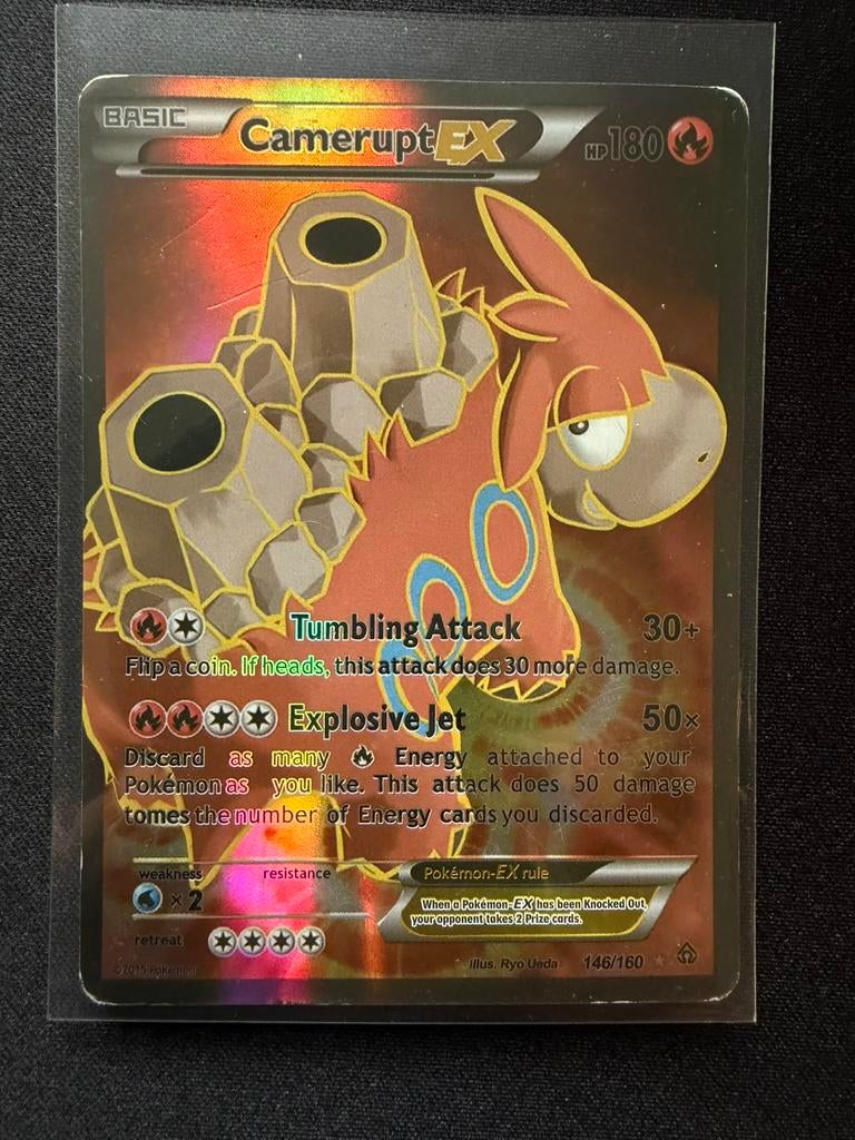 Pokemon - Camerupt 146/160 full art, Ophalen of Verzenden, Zo goed als nieuw