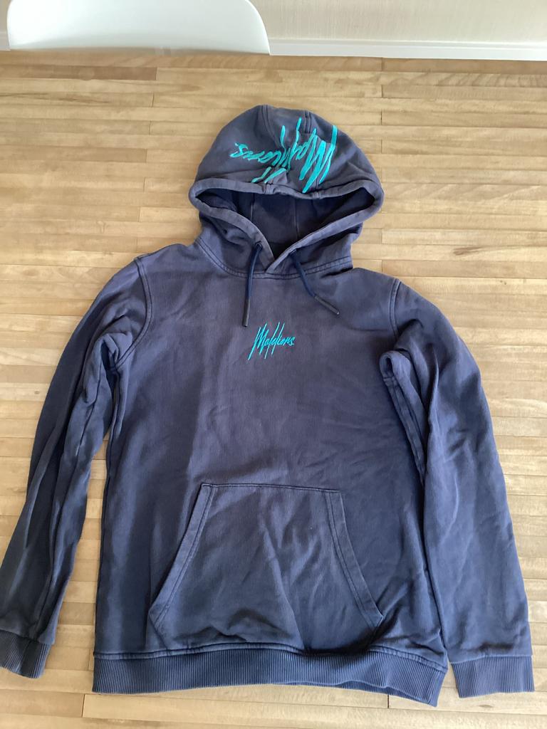 Malelions hooded sweater donkerblauw maat 176, Ophalen of Verzenden, Gedragen, Overige maten, Blauw