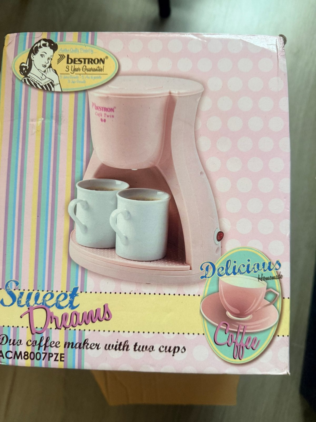 Koffiezetapparaat Bestron (geen speelgoed), Witgoed en Apparatuur, Ophalen, Gemalen koffie, 2 tot 4 kopjes, Koffiemachine