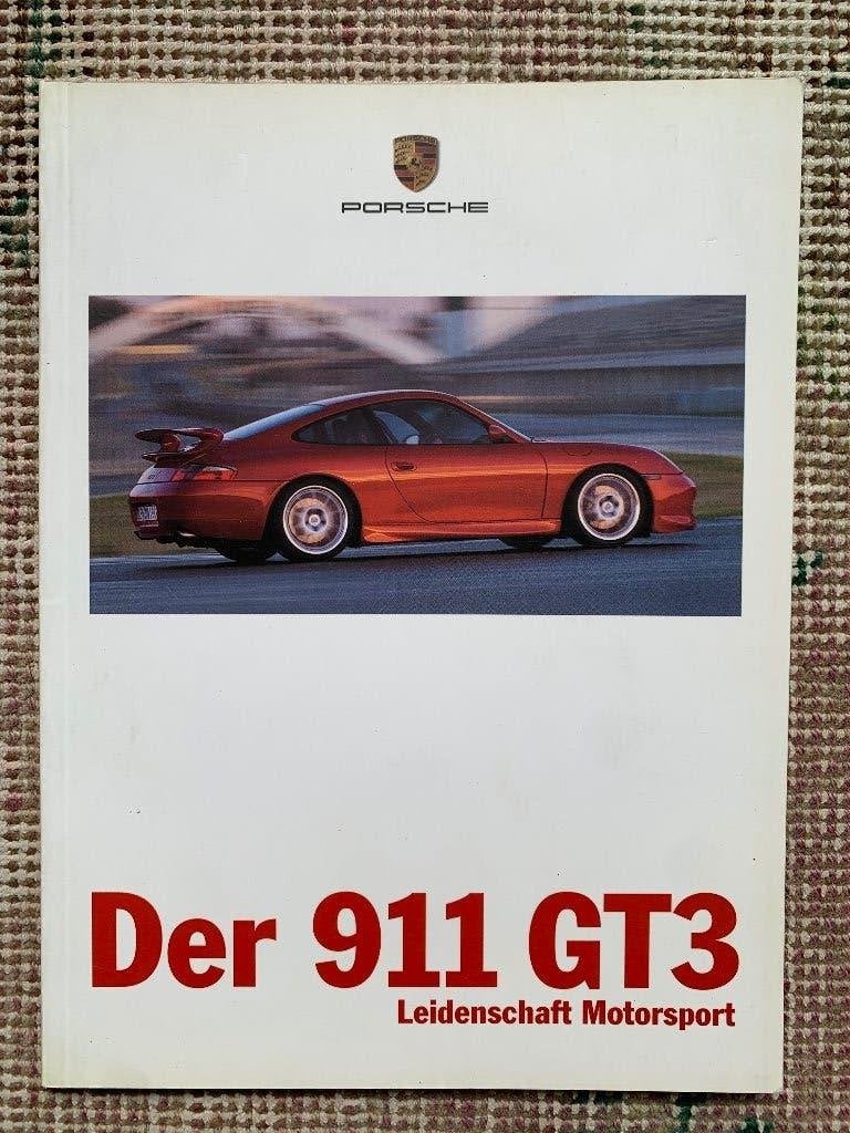 Brochure folder Porsche 911 996 GT3 1999 nieuw!, Porsche, Nieuw, Ophalen of Verzenden, Porsche