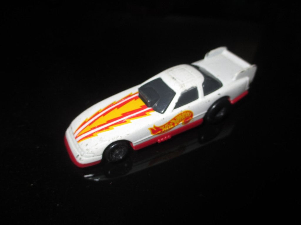 Funny Car Dragster McDonalds - Hotwheels 1993 wit, Ophalen of Verzenden, Gebruikt, Auto
