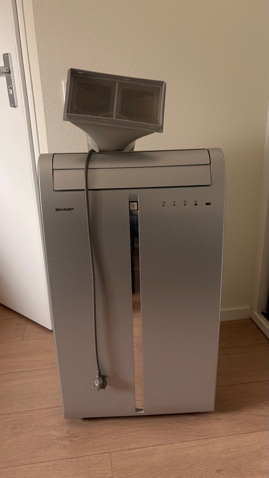 Sharp Mobiele Airco CV-P09FR - Werkt perfect!, Witgoed en Apparatuur, Airco's, Ophalen, Minder dan 60 m³, 3 snelheden of meer