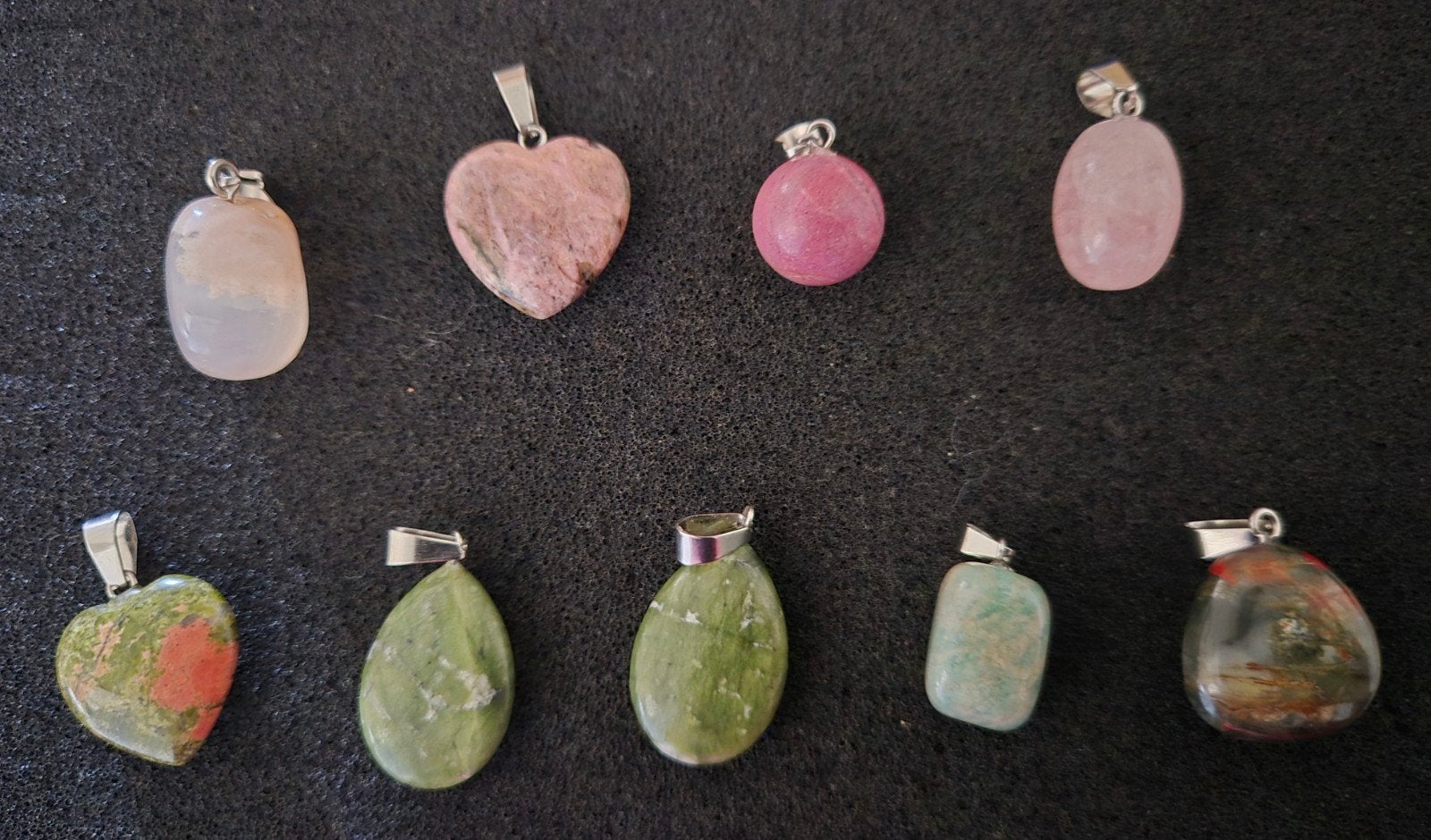 diverse edelsteen hangertjes, Ophalen of Verzenden, Nieuw, Steen of Mineraal