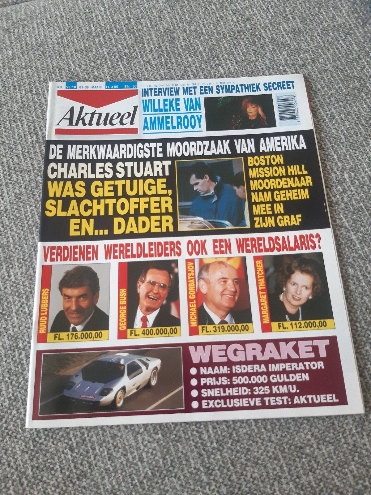 10.Aktueel 1990. Willeke van Ammelrooy. Marc Klein Essink. C, Verzenden, 1980 tot heden, Tijdschrift