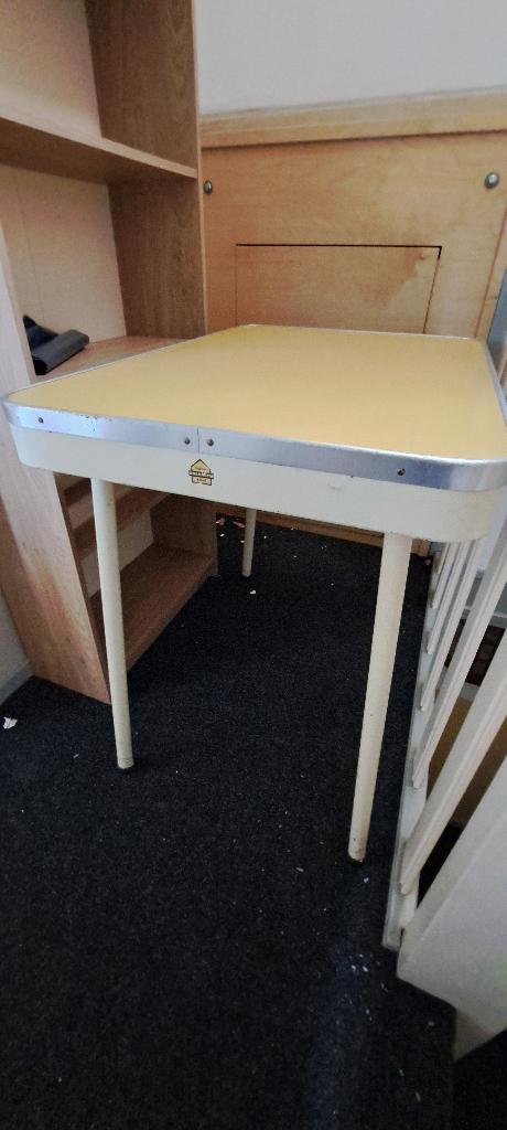 Vintage Brabantia tafel, Ophalen, Gebruikt, 55 tot 75 cm, 60 cm of meer