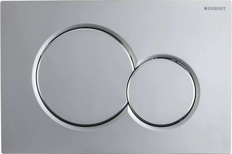 Generit sigma 01 bedieningspaneel Mat Chroom x2, Ophalen of Verzenden, Zo goed als nieuw, Chroom, Toilet
