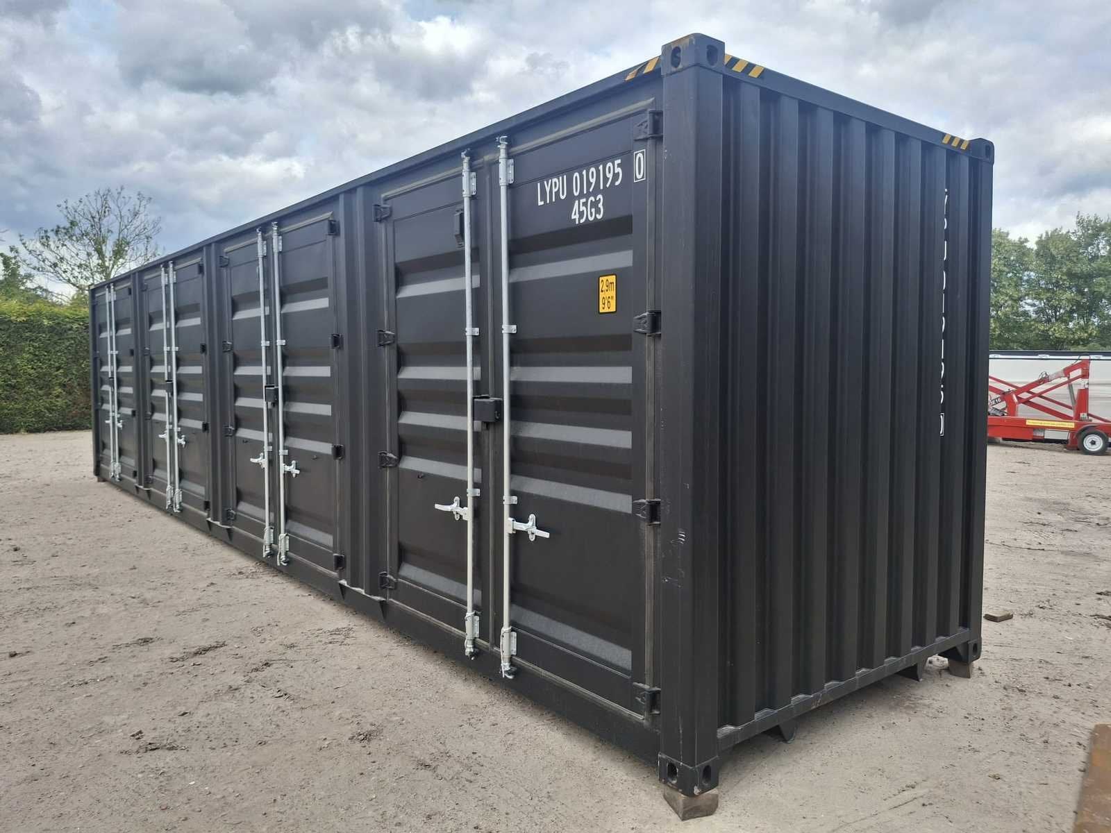 Rhino-Cross-Containers 40 ft High Cube Zwart Zeecontainer me