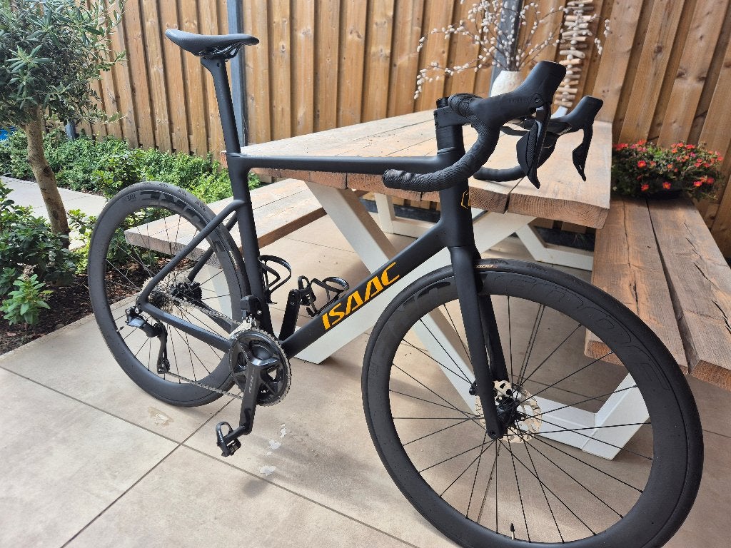 ISAAC BOSON MT 59. Shimano 105 DI2 uit 2024 < 1000 KM, 28 inch, Carbon, Heren, Zo goed als nieuw