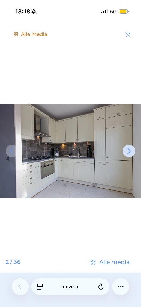L vorm keuken, Huis en Inrichting, Keuken | Complete keukens, Ophalen, Gebruikt, Hoekkeuken, Kunststof
