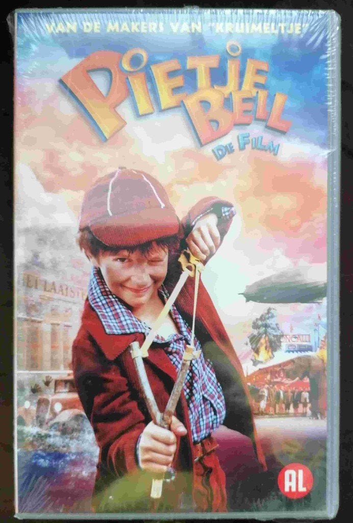 Videoband VHS Pietje Bell, Alle leeftijden, Ophalen of Verzenden, Nieuw in verpakking, Overige genres