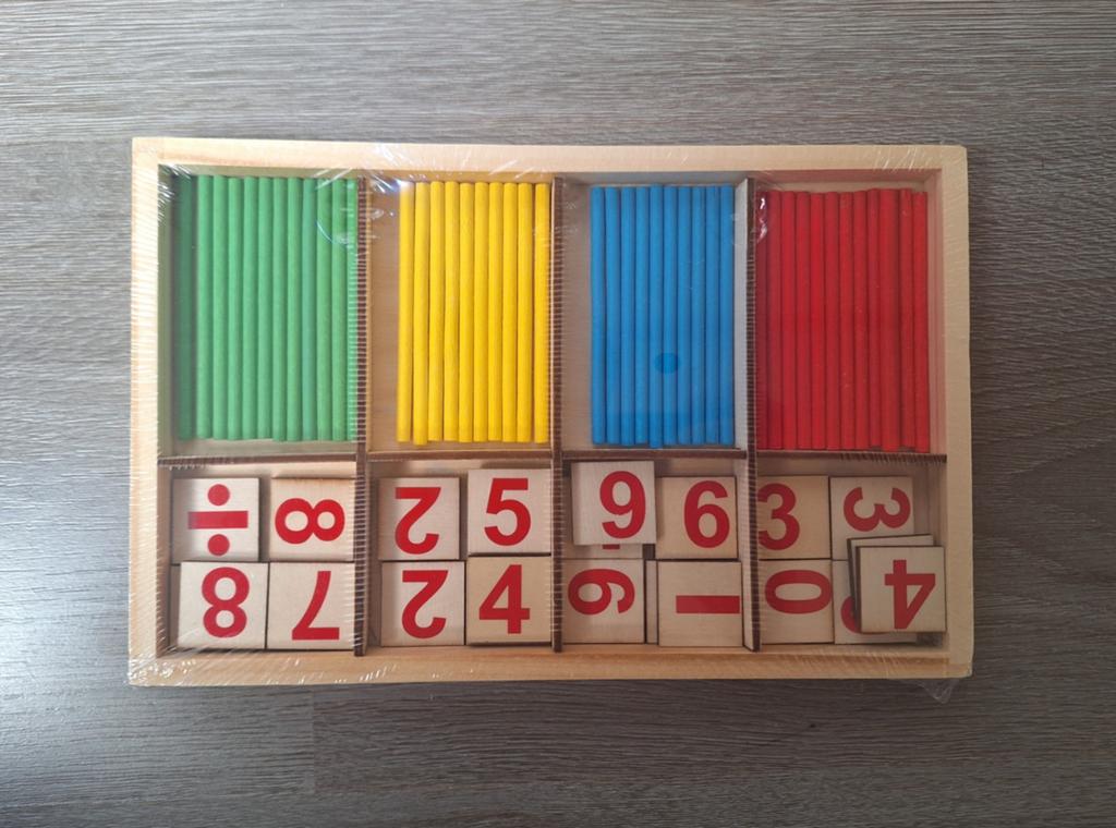 Montessori Rekenstokjes / Teldoos - Educatief Speelgoed, Ophalen of Verzenden, Nieuw, Rekenen