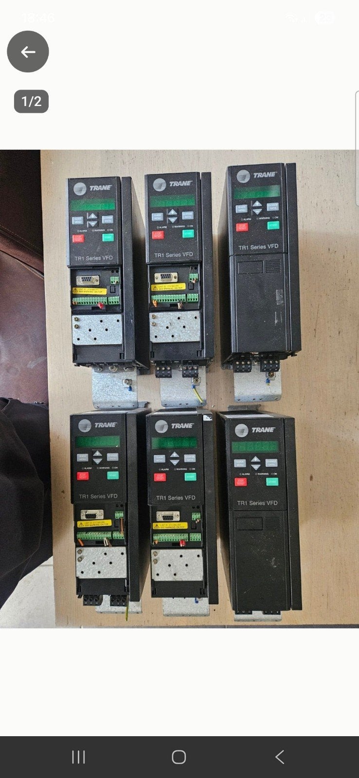 6x frequentieregelaar, Ophalen, Gebruikt