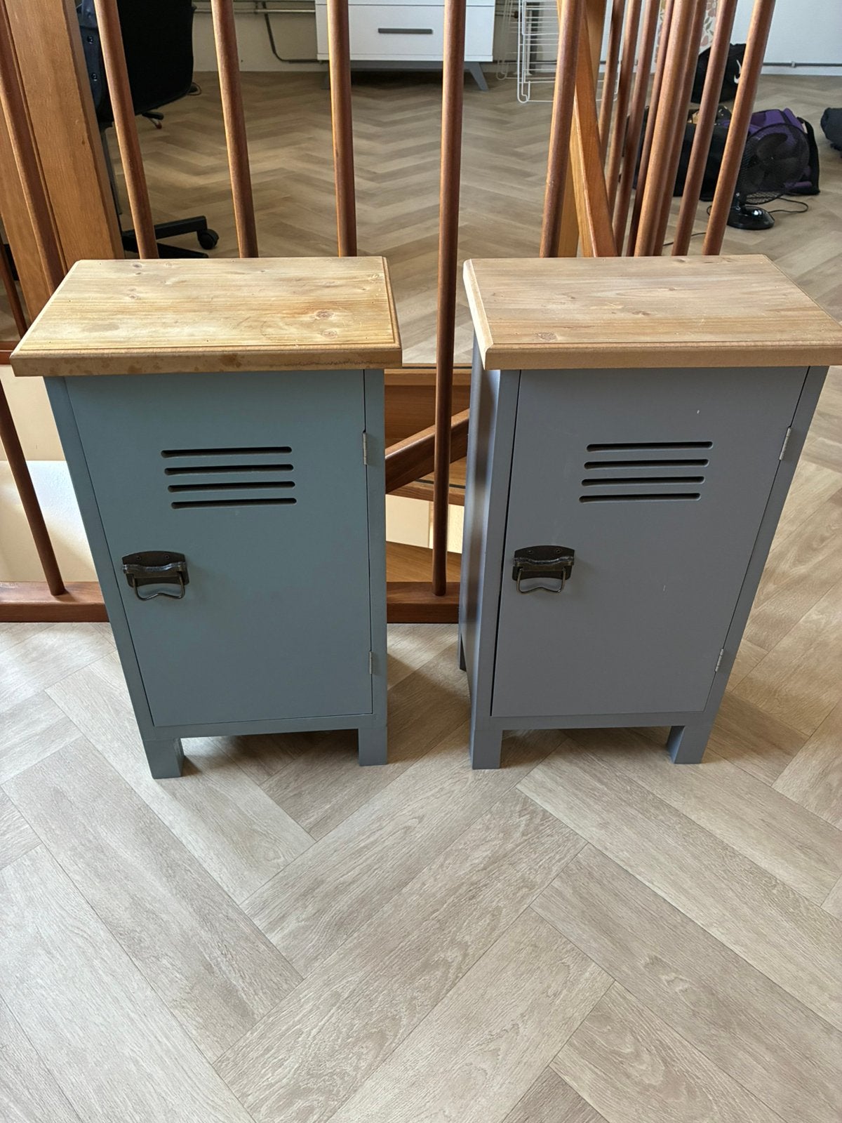 Set van 2 nachtkastjes 60 x 24 x 33 cm, Ophalen, Gebruikt