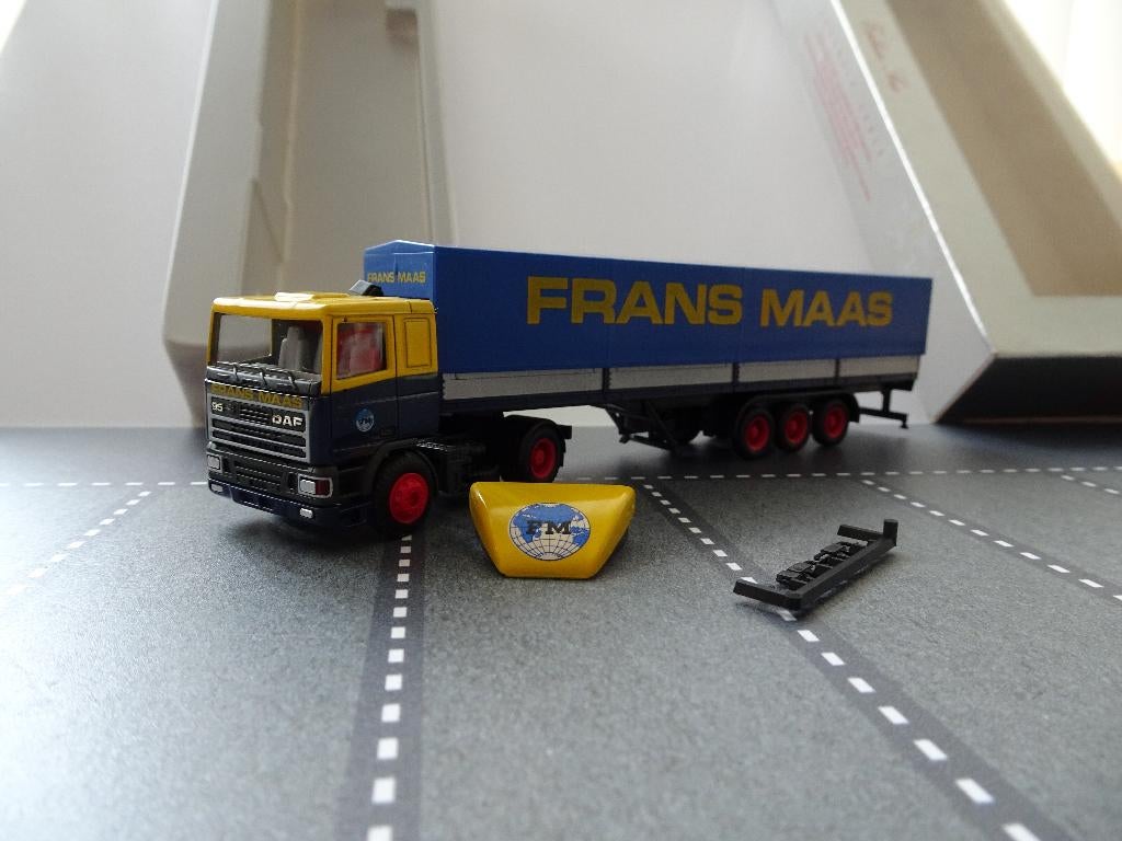 699 herpa daf 95 plat dak frans maas venlo 1:87 truck trein, Ophalen of Verzenden, Nieuw, Bus of Vrachtwagen, Herpa