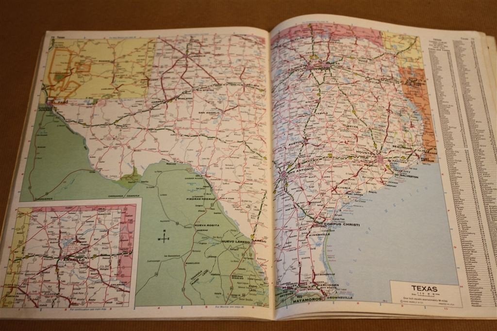 Rand McNally wegenatlas. VS, Canada en Mexico in kaarten., Gelezen, Overige gebieden, Ophalen of Verzenden, Landkaart