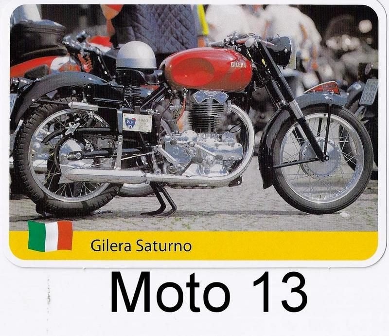 Kw13 motorkaart gilera saturno, Ophalen of Verzenden, Zo goed als nieuw, Motoren