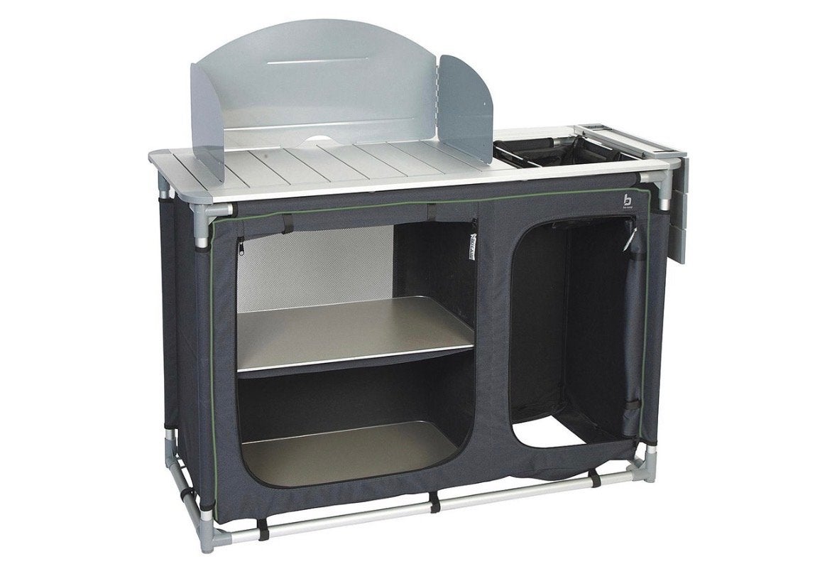 Camping Keuken Kast met Windscherm en Wastafel, Ophalen, Gebruikt
