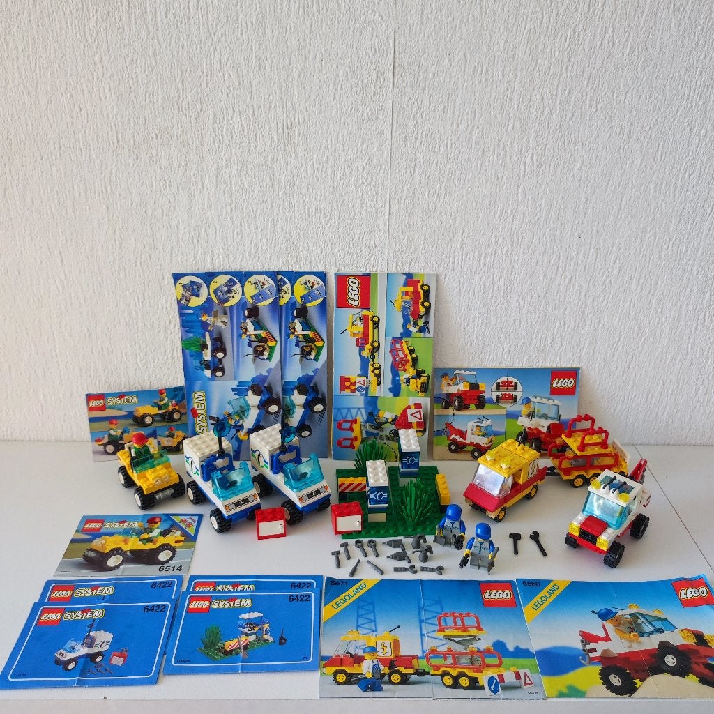 Lego Maintenance Bundle: 6422 x2, 6671, 6660 & 6514, City, Inclusief instructies, Lego, Ophalen of Verzenden