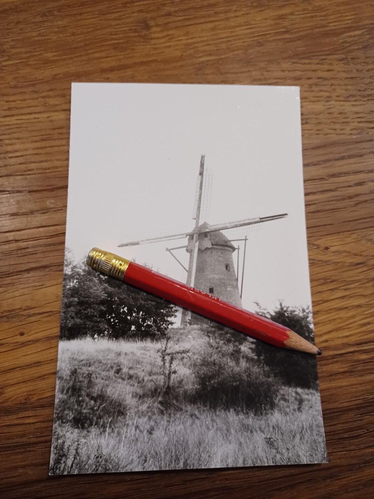 FOTO Wijchen Bergkorenmolen, Verzamelen, Ansichtkaarten | Nederland, Ophalen of Verzenden, 1960 tot 1980, Gelderland