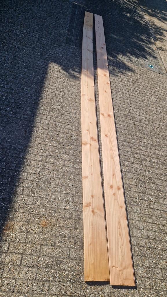 Blokhut profielplanken 500cm - 2 stuks, Doe-het-zelf en Verbouw, Hout en Planken, Nieuw, Plank, Overige houtsoorten, Minder dan 25 mm