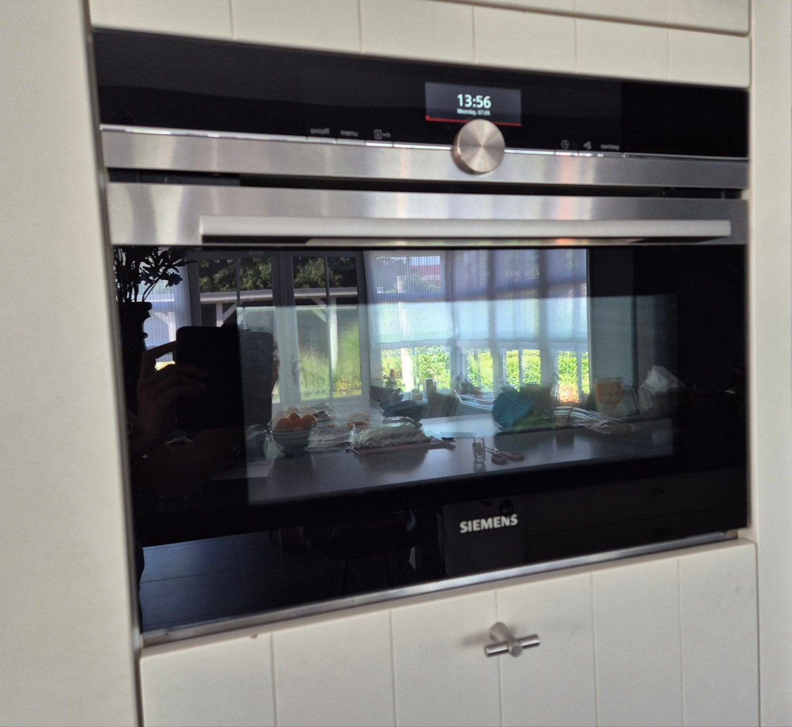 Siemens CM676G0S1/05 Combi-oven met magnetronfunctie, Ophalen, 45 tot 50 cm, Gebruikt, 60 cm of meer