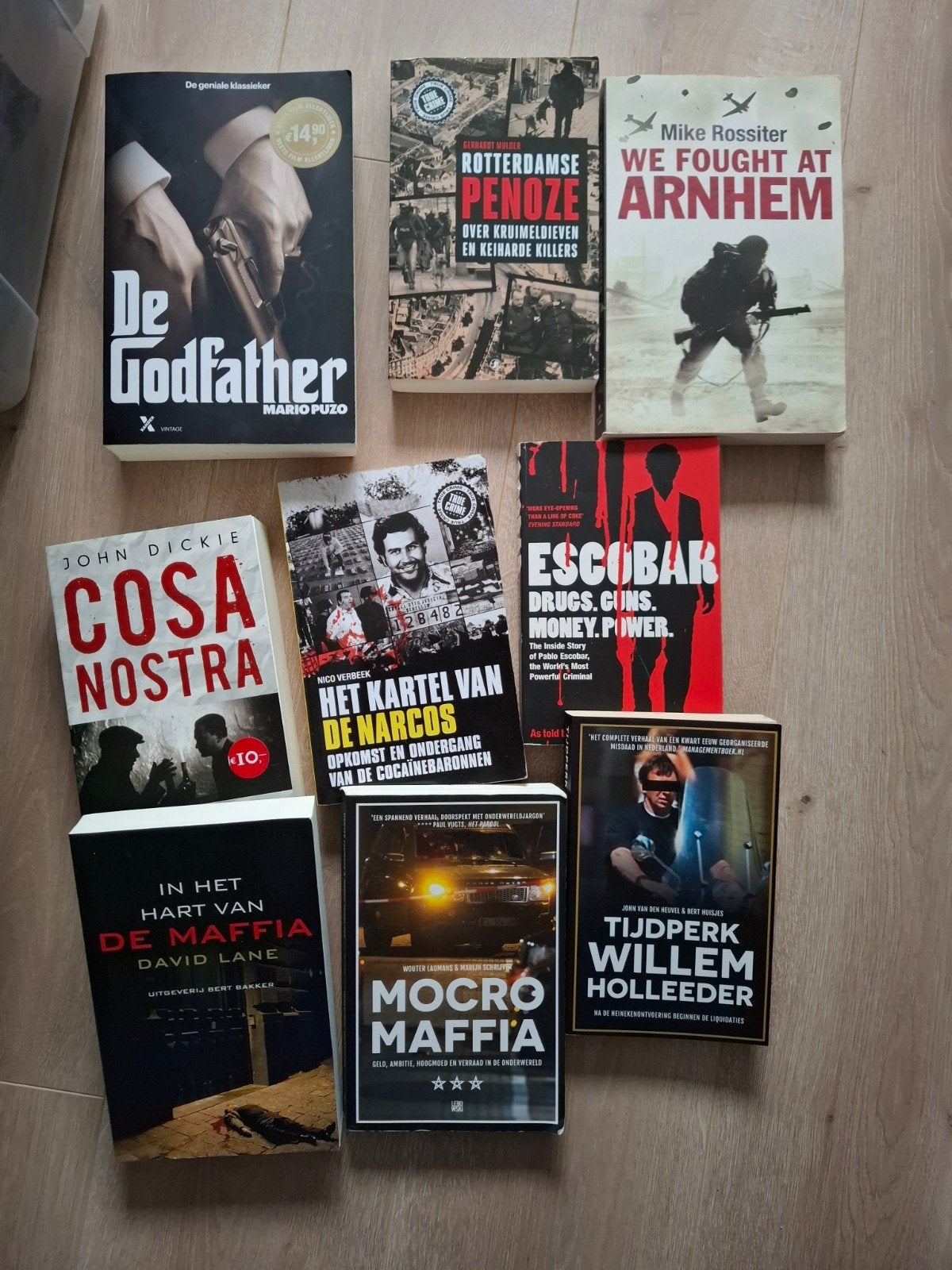 div boeken over maffia, drugs, onderwereld, Ophalen of Verzenden