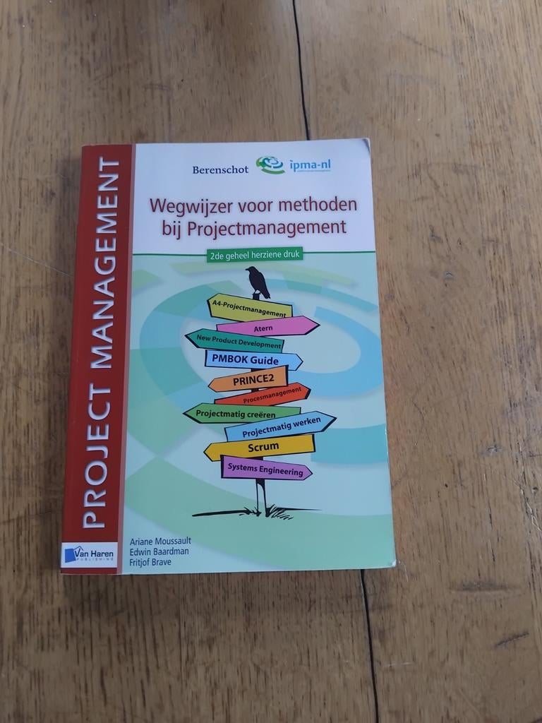 Wegwijzer voor methoden bij Projectmanagement, Boeken, Studieboeken en Cursussen, Gelezen, HBO, Gamma, Ophalen of Verzenden