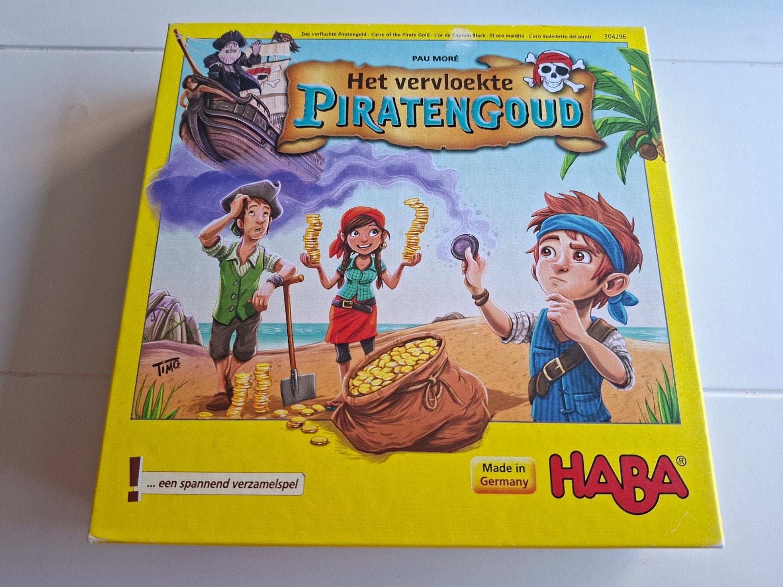 Haba spel Het vervloekte piratengoud zgan, Ophalen of Verzenden, Zo goed als nieuw