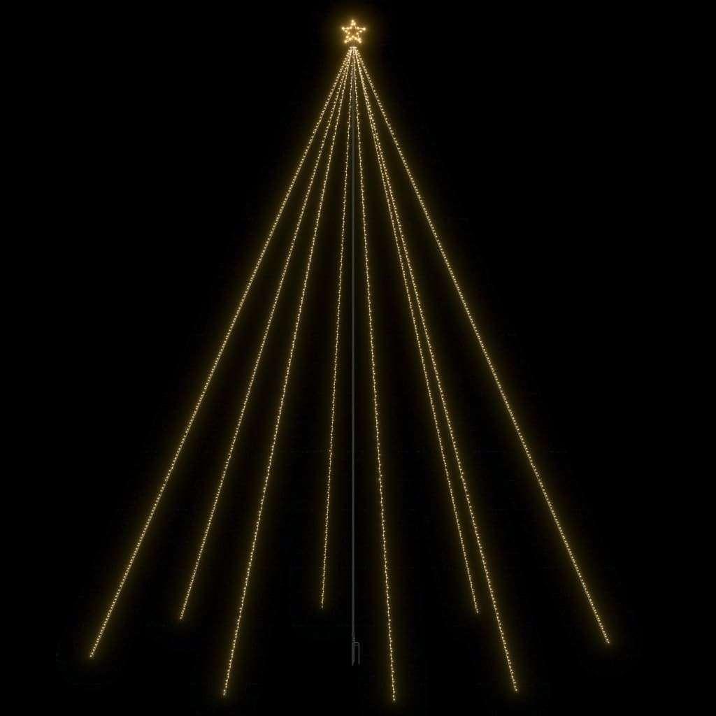 Gigantische Kerstboom 8m. 800cm. 1300 Led's WW. 15m Kabel., Diversen, Ophalen of Verzenden, Nieuw