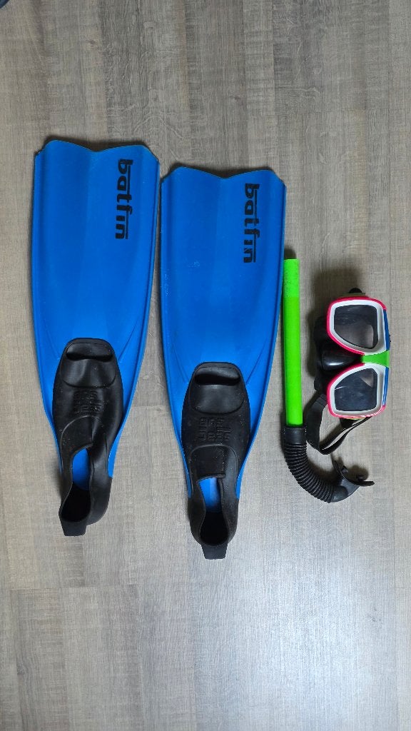Snorkelset, Ophalen, Gebruikt, Snorkelset