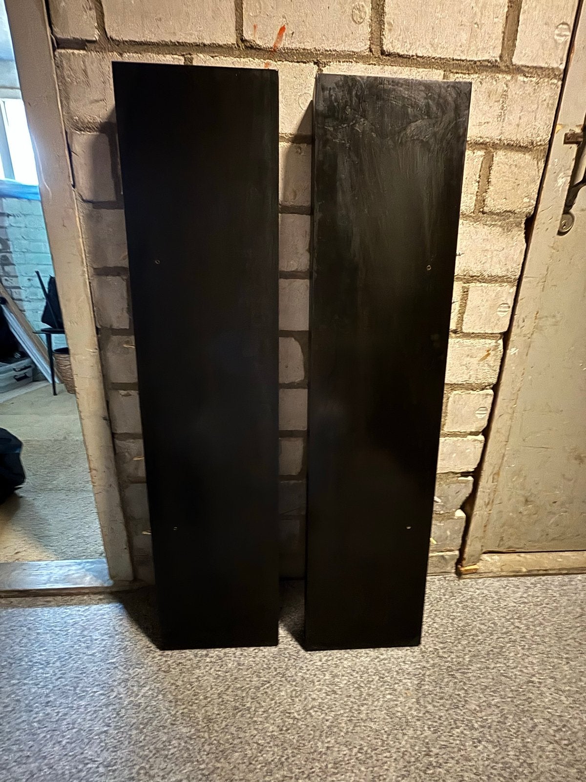 IKEA LACK wandplank zwart (2 stuks), Ophalen, Gebruikt