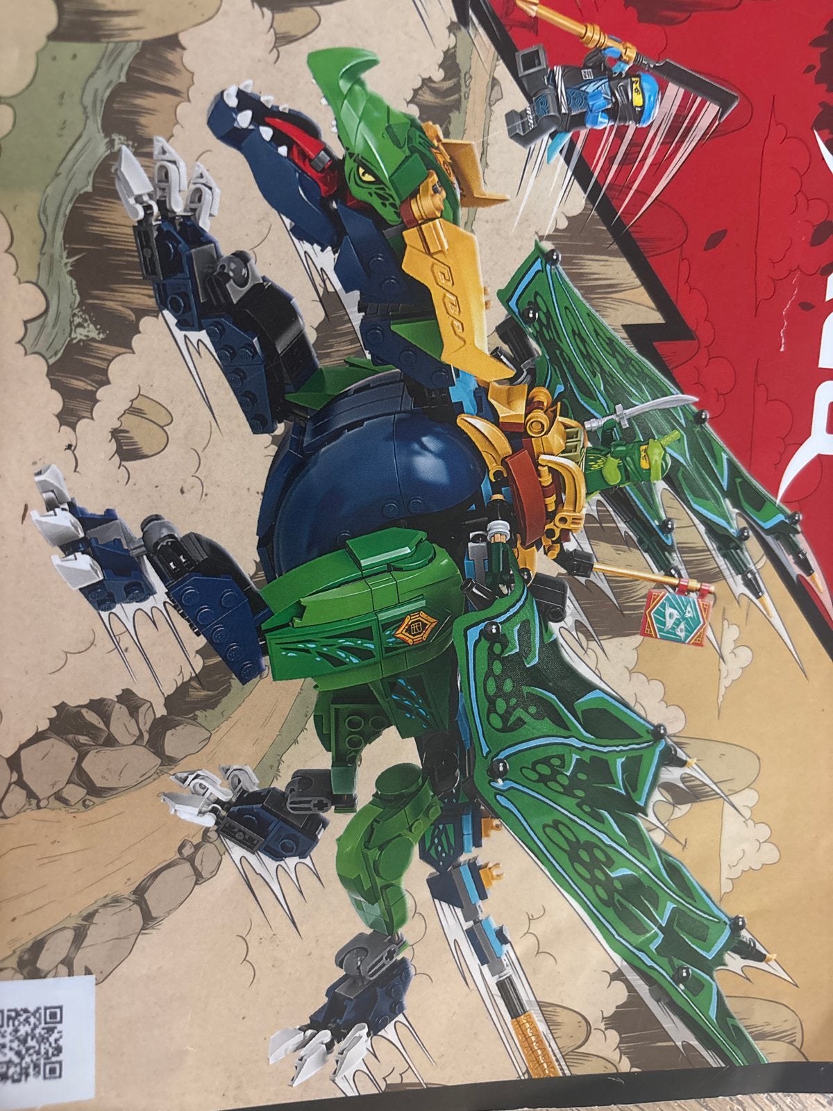Lego Ninjago Groene Draak 71766 met instructies, Gebruikt, Lego, Ophalen of Verzenden, Compleet