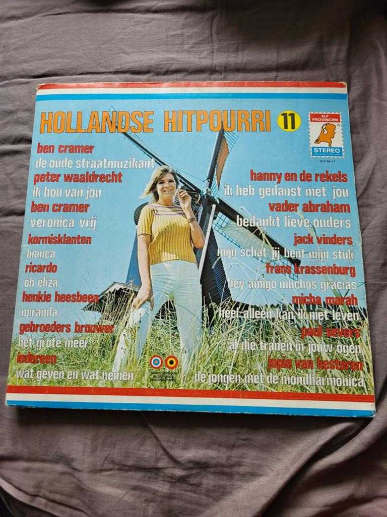 Hollandse Hitpourri 11 LP - Diverse Artiesten, Ophalen of Verzenden, Gebruikt, 12 inch, Levenslied of Smartlap