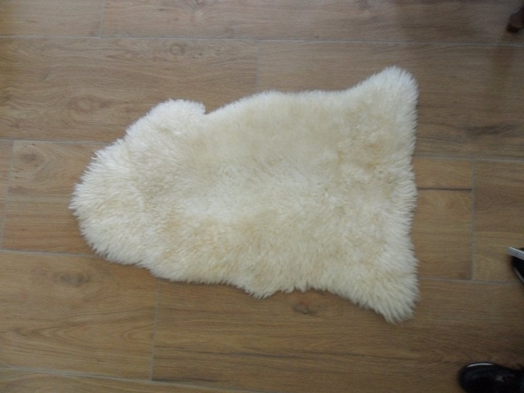 schapenvacht, Ophalen of Verzenden, Wit, Rechthoekig, 50 tot 100 cm