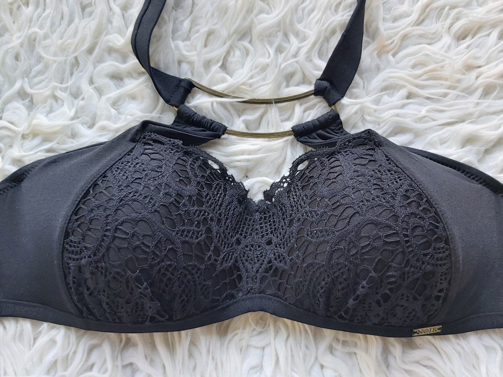 Zwarte bikinitop van Hunkemoller Noir maat S, Zwart, Nieuw, Ophalen of Verzenden, Bikini