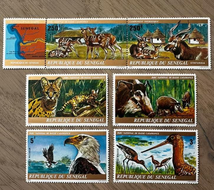 Senegal 1978 Dieren vogels Postfris Postzegels, Ophalen of Verzenden, Overige landen, Postfris